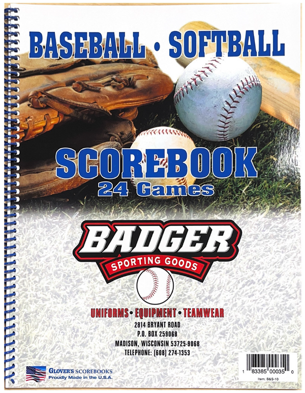 Glover's Baseball/Softball Scorebook