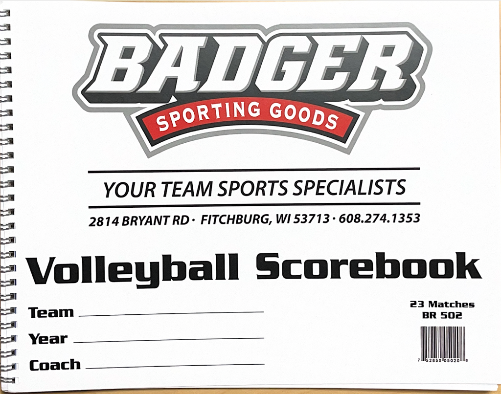 Big Red Volleyball Scorebook